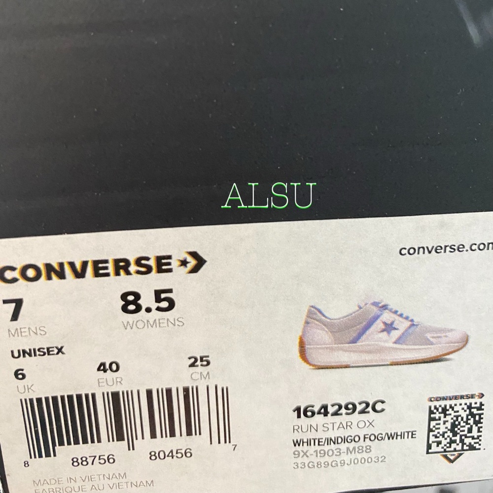 Converse Run Star Low Indigo Fog Women’s Sneakers - Picture 11 of 11